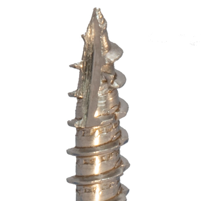 5.0 x 100 (10 x 4") Countersunk Pozi Woodscrew Stainless Steel A4 (316) (Boxed in 100's)