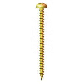 4.0 x 16 Classic Multi-Purpose Screw, Pan Head (Yellow)