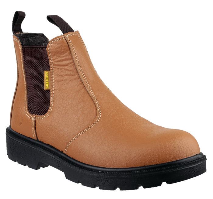 Size 11 Tan Dealer Safety Steel Toe Cap Boot