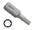 Bosch 8.0mm Hex Screwdriver Bit Extra Hard x 25mm