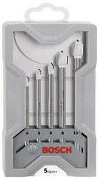 5 Piece Bosch CYL-9 Soft Ceramic Tile & Glass Drill Bit Set 2 608 587 169