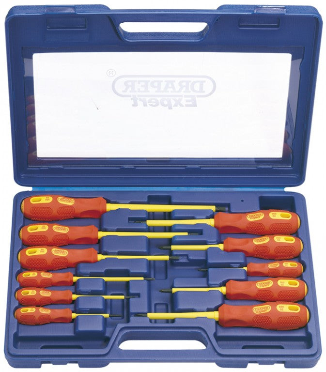 Draper Expert 11 Piece VDE Scewdriver set in case 69234