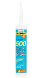Everbuild 500 Ivory Bath & Sanitary Silicone 310ml