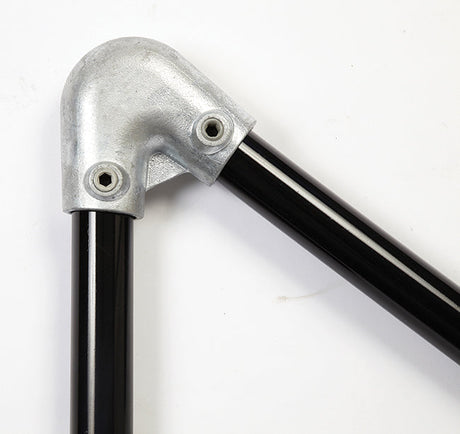 Acute Angle Elbow 30-45 Degree C72 Size 7(G32) Handrail Fitting, Galvanised