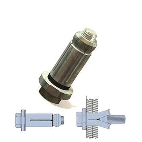 M8 Size 2 Lindapter Hollo-bolt Stainless Steel (Grip Range 22-41mm) Hole Size: 15mm HBST08-2
