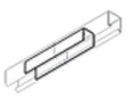Internal Deep Connector, Unistrut compatible SB653/41 / P1218