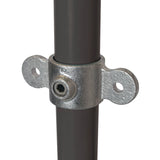 Double Male Swivel C37 Size 8 (G40) Handrail Fitting, Galvanised 167M-D48 (Kee Klamp Compatible M51-8)