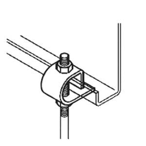Beam Clamp / Purlin Clip M10 Zinc Plated Type Z10, Unistrut compatible