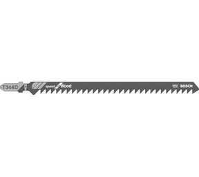 Bosch T344DP 152mm Jigsaw Blade for wood 5-100mm (Pack Of 5) P/No. 2 608 633 A34