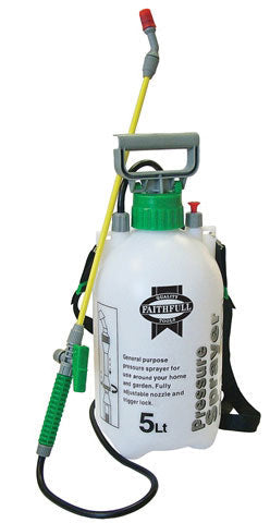 Faithfull 5 Litre Shoulder Strap Pressure Sprayer
