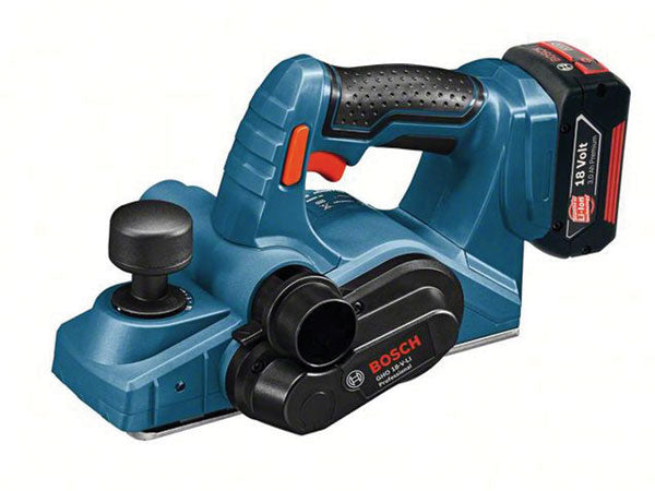 Bosch GHO 18V-LI Planer + 2 x 5.0ah Batteries in an L-Boxx
