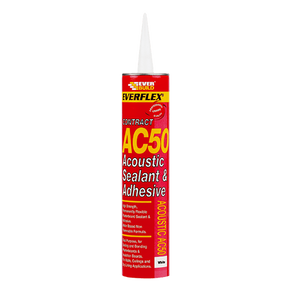 Everbuild AC50 Sealant Acoustic Silicone White 380ml