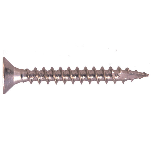 4.0 x 50 (8 x 2") Countersunk Pozi Woodscrew Stainless Steel A4 (316)