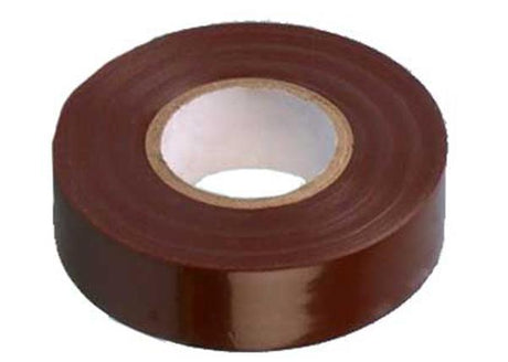 19mm x 20 Metre Insulation Tape Brown PVC