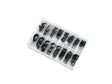 280pce M12-M25 Circlips Kit. Internal & External. Self Colour. Kitmaster KM105141