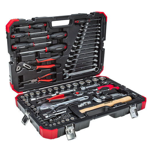 Gedore Red 100 Piece 1/2" & 1/4" Socket Tool Set R46003100