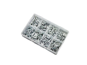 175pce 3/16-3/8 & M6 Clevis Pins Kit. Bright Zinc Plated. Kitmaster KM105135