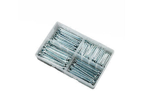 220pce 1/8-5/16 Split Pins Kit. Bright Zinc Plated. Kitmaster KM105137