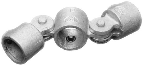 Double Swivel Combination C47 Size 7 (G32) Handrail Fitting, Galvanised 167-C42 (Kee Klamp Compatible C51-7)