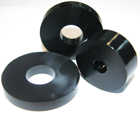M10 x 30mm OD x 10mm Thick, Nylon 66 Spacer Washer, Black