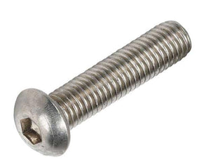 M8 x 35 Socket Button Screws, Stainless Steel A4 (316), ISO 7380