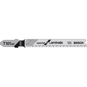 Bosch T10BIF 83mm Jigsaw Blade for Laminate 1.5-15mm (Pack Of 5) P/No. 2 608 636 431