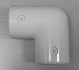 Grey Right Angle Bend (In two halves) MHRABG