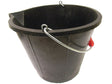 Black Tyre Rubber Bucket 14 Litre