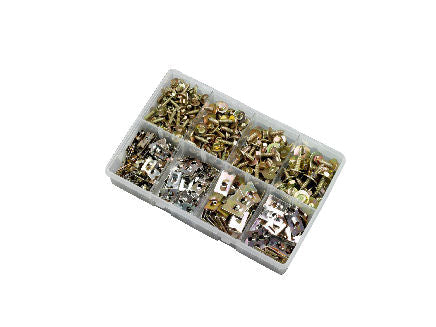 400pce 8-14g Acme Screws & J Nuts Kit. Zinc. Kitmaster KM105123