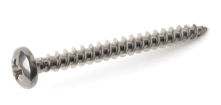 3.5 x 25mm Pan Pozi No.2, Chipboard Screw Stainless Steel A2