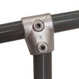 Slope Short Tee C51 Size 8 (G40) Handrail Fitting, Galvanised 153-D48 (Kee Klamp Compatible 86-8)