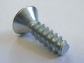 4 x 1/4" (2.9 x 6mm) Self Tapping Screw, Countersunk Pozi No.2 B, Steel Bright Zinc Plated