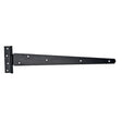 12" (300mm) Light Tee Hinge, Black (Pair)
