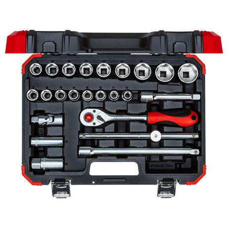 Gedore Red 24 Piece 1/2" Socket Set R69003024