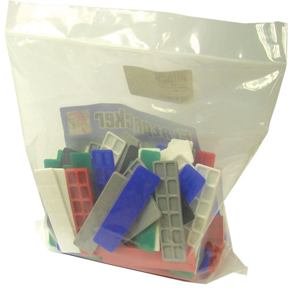 24 x 100mm Flat Plastic Packer Mixed (pack of 120), Polypropylene