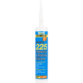 Everbuild 225 Mid Mod Silicone Sealant Brushed Steel 310ml