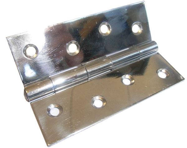 4" Stainless Steel Light Polished Butt Hinge