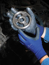 Size 8 (L) Showa 380 Nitrile Foan Grip Gloves SHO3853 (1 pair)