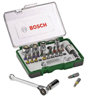 Bosch 27 Piece Screwdriving Set with Mini Ratchet 2607 017 160