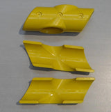 Yellow 60 Degree 4 Way Tee (In two halves) MHA4WY
