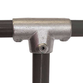 Slope Long Tee C52 Size 7 (G32) Handrail Fitting, Galvanised 155-C42 (Kee Klamp Compatible 88-7)
