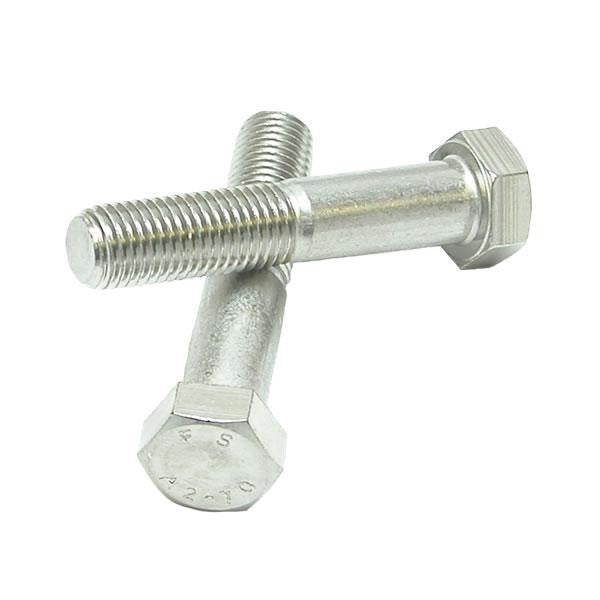 M12 x 220 Hexagon Head Stainless Steel Bolts A2 (304) DIN 931