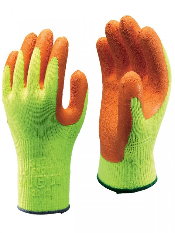 Size 8 (M) Showa 317 Hi-Viz Gloves SHO3172 (1 pair)