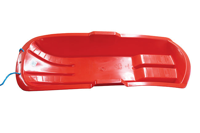 BobKat Red Plastic Sledge with Nylon Rope
