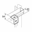 SB501 P1068 90 Degree Channel Bracket, Unistrut compatible, galvanised