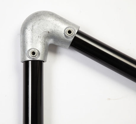 Acute Angle Elbow 11-30 Degree C72A Size 7(G32) Handrail Fitting, Galvanised
