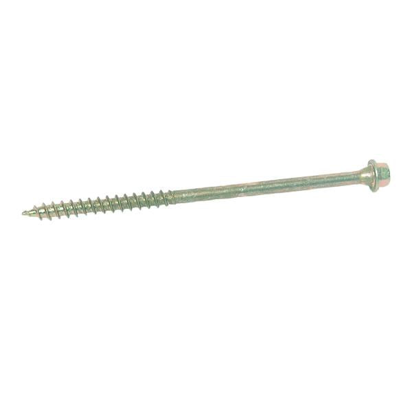 Timco 6.7 x 250 8mm Hexagon Head IN-DEX Screw Green