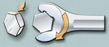 Unior 17 x 238mm IBEX Fast Action Combination Spanner 611770
