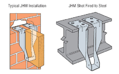 91 x 240mm Simpson Masonry to Timber Joist Hanger JHM250/91