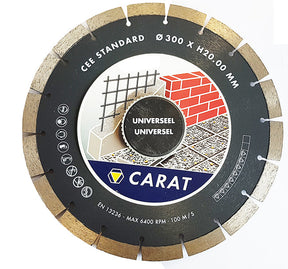12" (300mm) Carat CEE3002015 Laser Welded General Purpose Diamond Disc